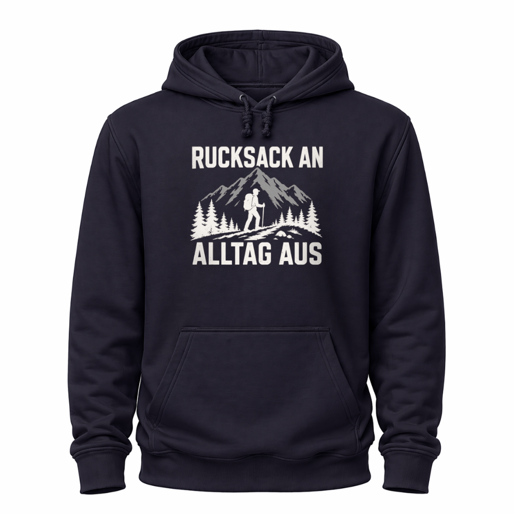 Alltag aus - Wander Hoodie
