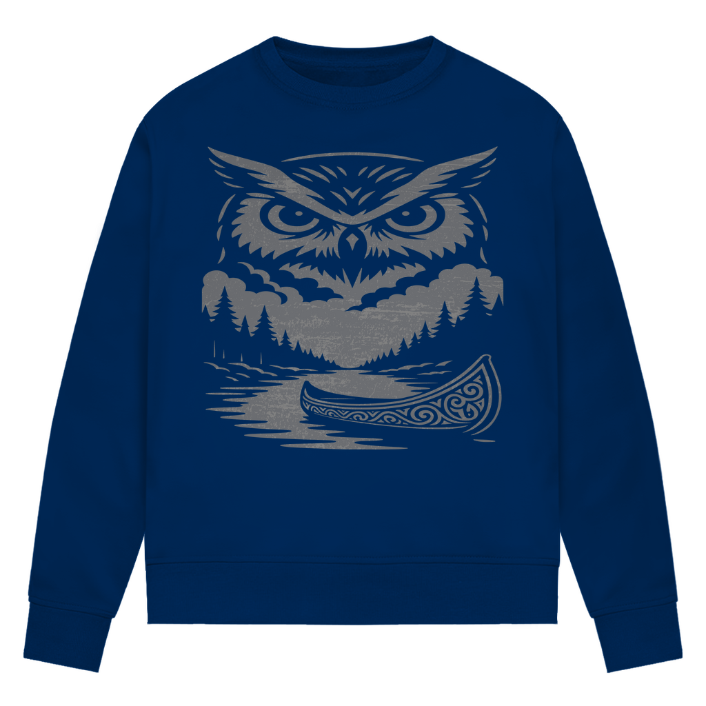 Owl - Damen Premium Bio Sweatshirt