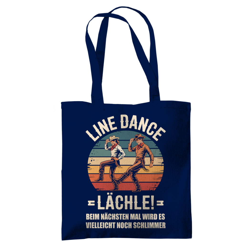 Lächle! – Line Dance Tragetasche