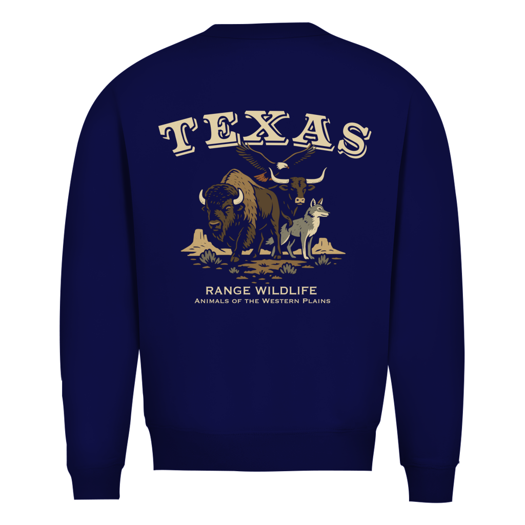 Bison & Longhorn – Western Sweatshirt