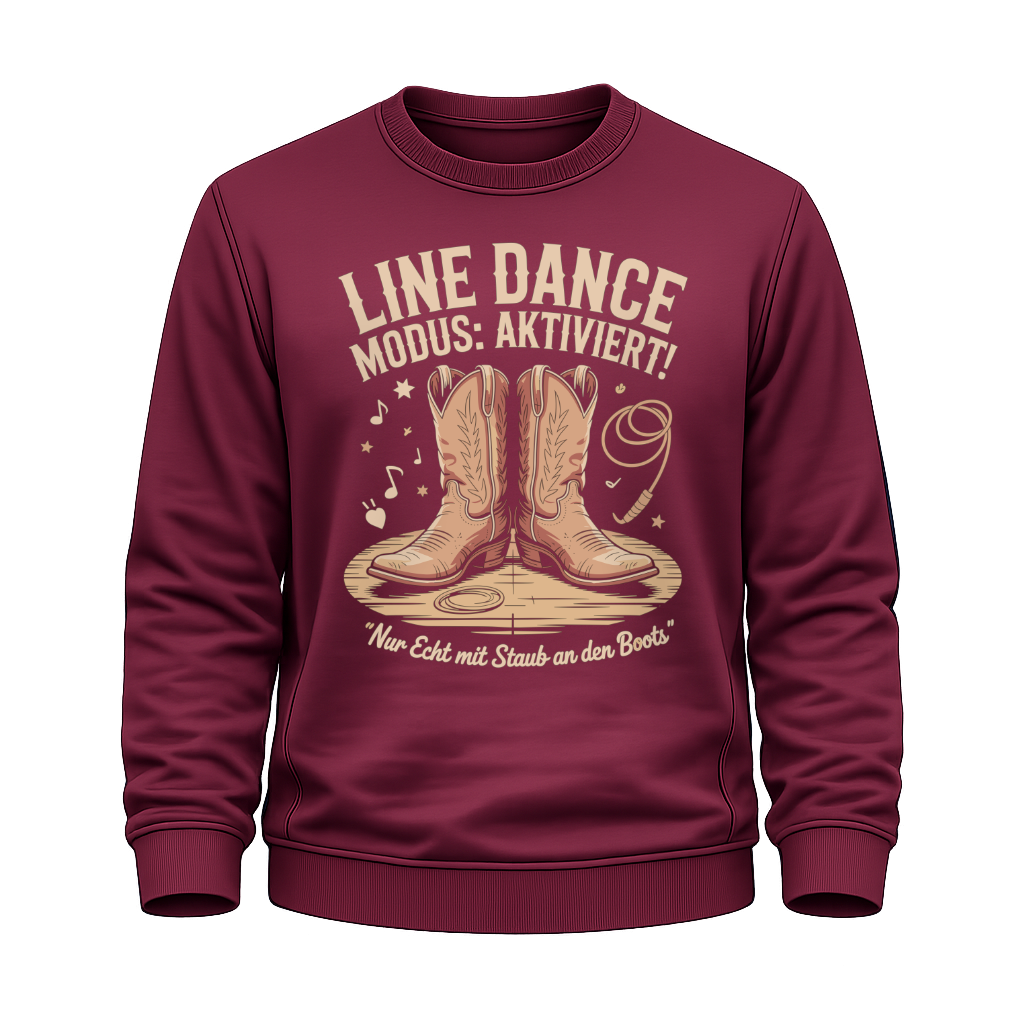 Modus aktiviert – Line Dance Sweatshirt