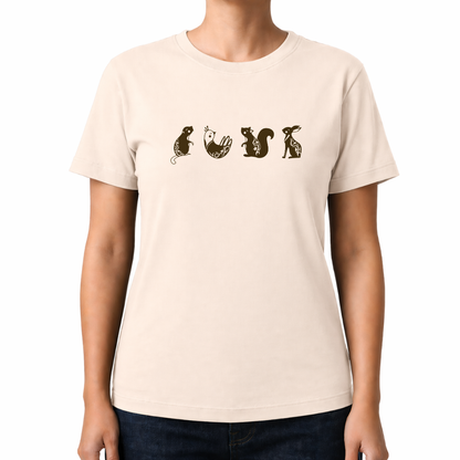 Vier Tiere – Wander T‑Shirt