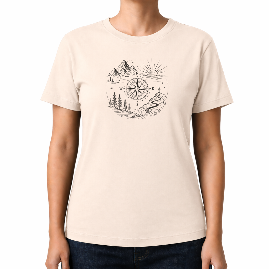 Wanderkompass – Wander T‑Shirt