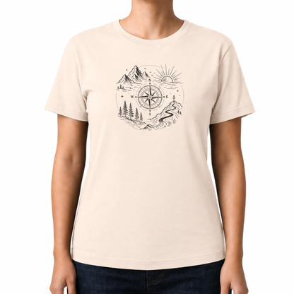 Wanderkompass – Wander T‑Shirt