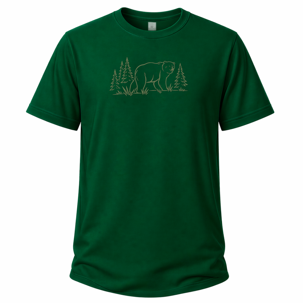 Bär im Wald– Wander T‑Shirt