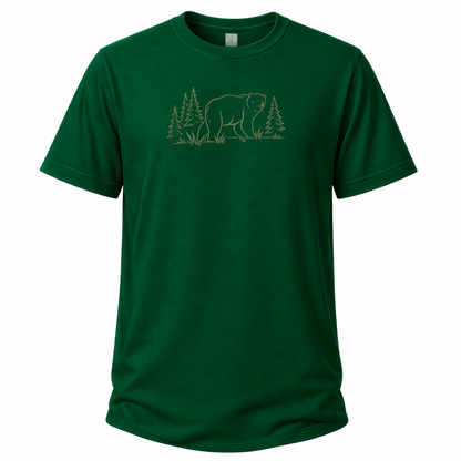 Bär im Wald– Wander T‑Shirt