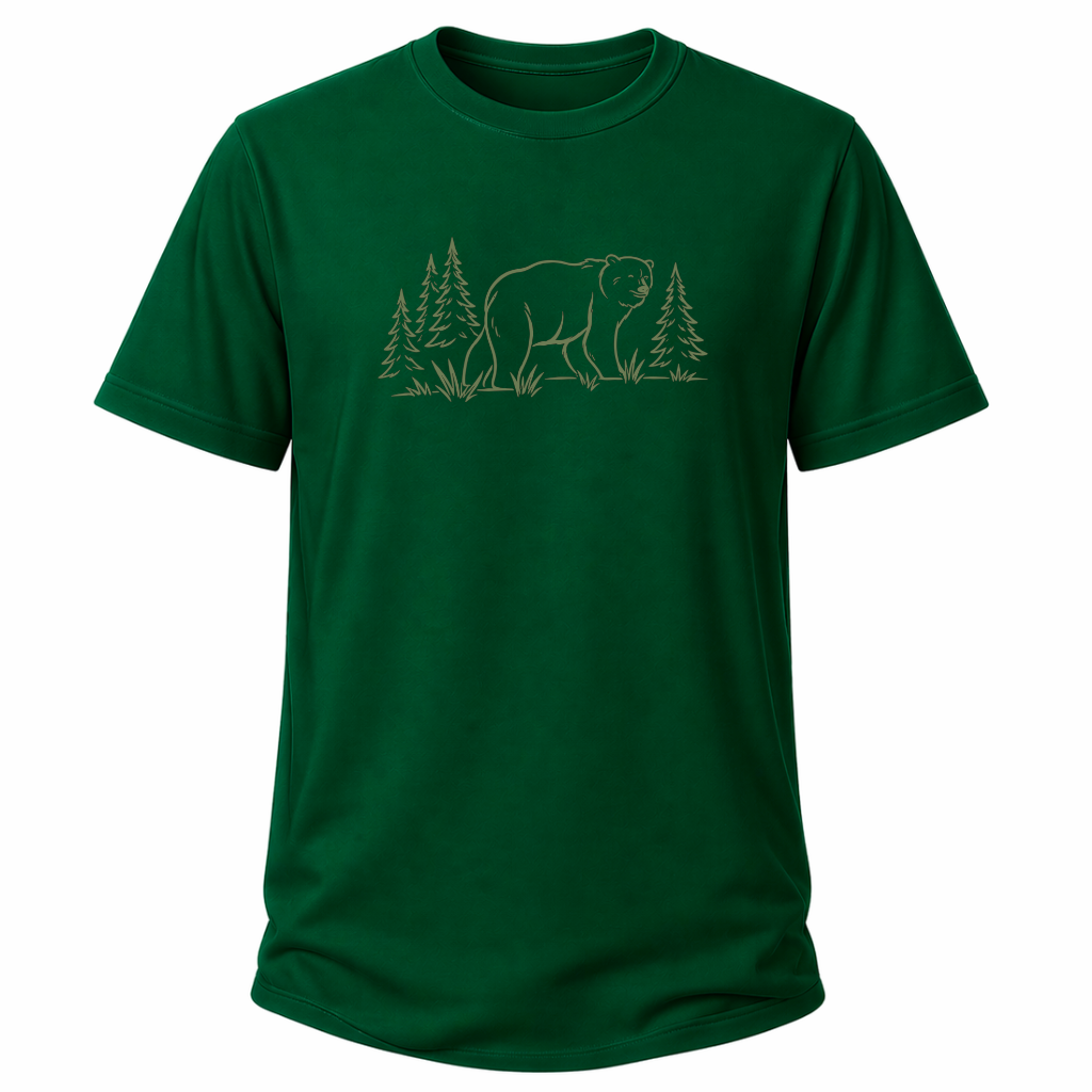 Bär im Wald– Wander T‑Shirt