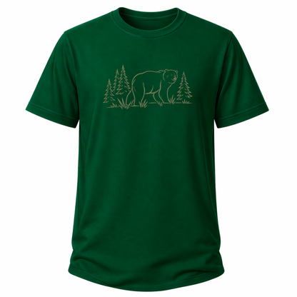 Bär im Wald– Wander T‑Shirt