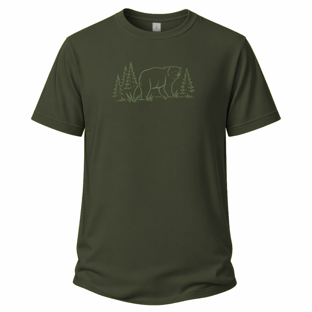Bär im Wald– Wander T‑Shirt