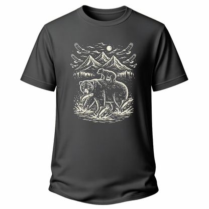 Bärenmotiv – Natur T-Shirt