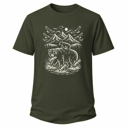 Bärenmotiv – Natur T-Shirt