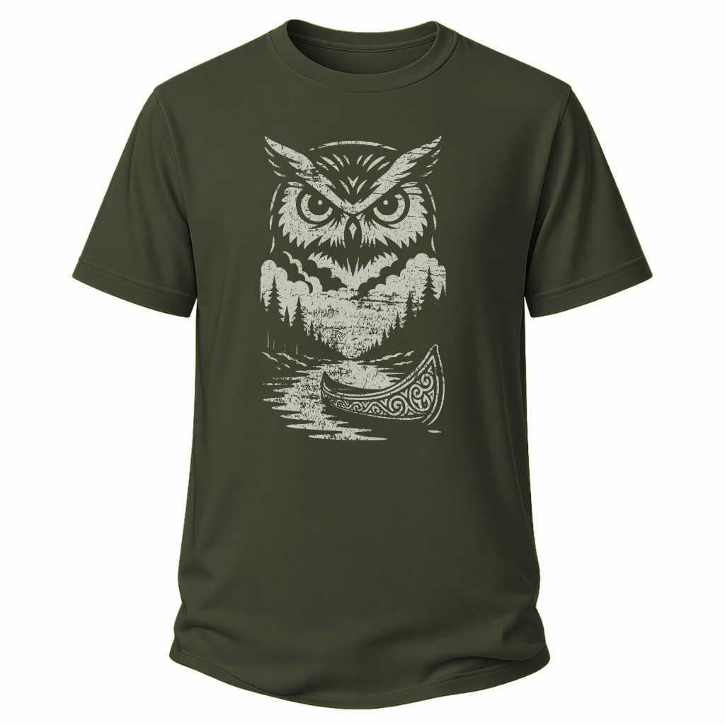 Eule & Kanu – Natur T-Shirt