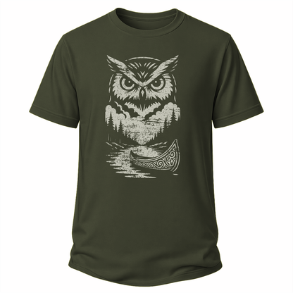 Eule & Kanu – Natur T-Shirt