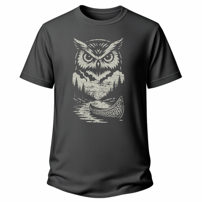 Eule & Kanu – Natur T-Shirt