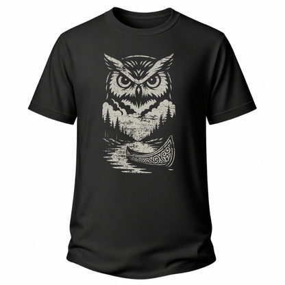 Eule & Kanu – Natur T-Shirt