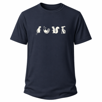Vier Tiere – Wander T‑Shirt