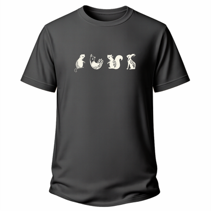 Vier Tiere – Wander T‑Shirt