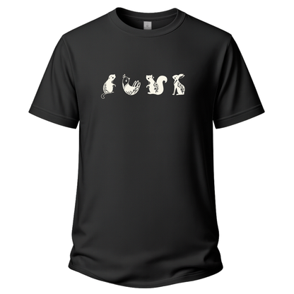 Vier Tiere – Wander T‑Shirt