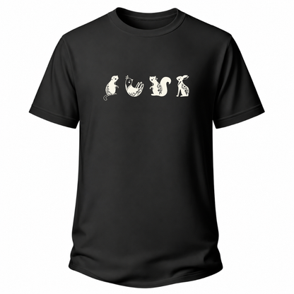 Vier Tiere – Wander T‑Shirt