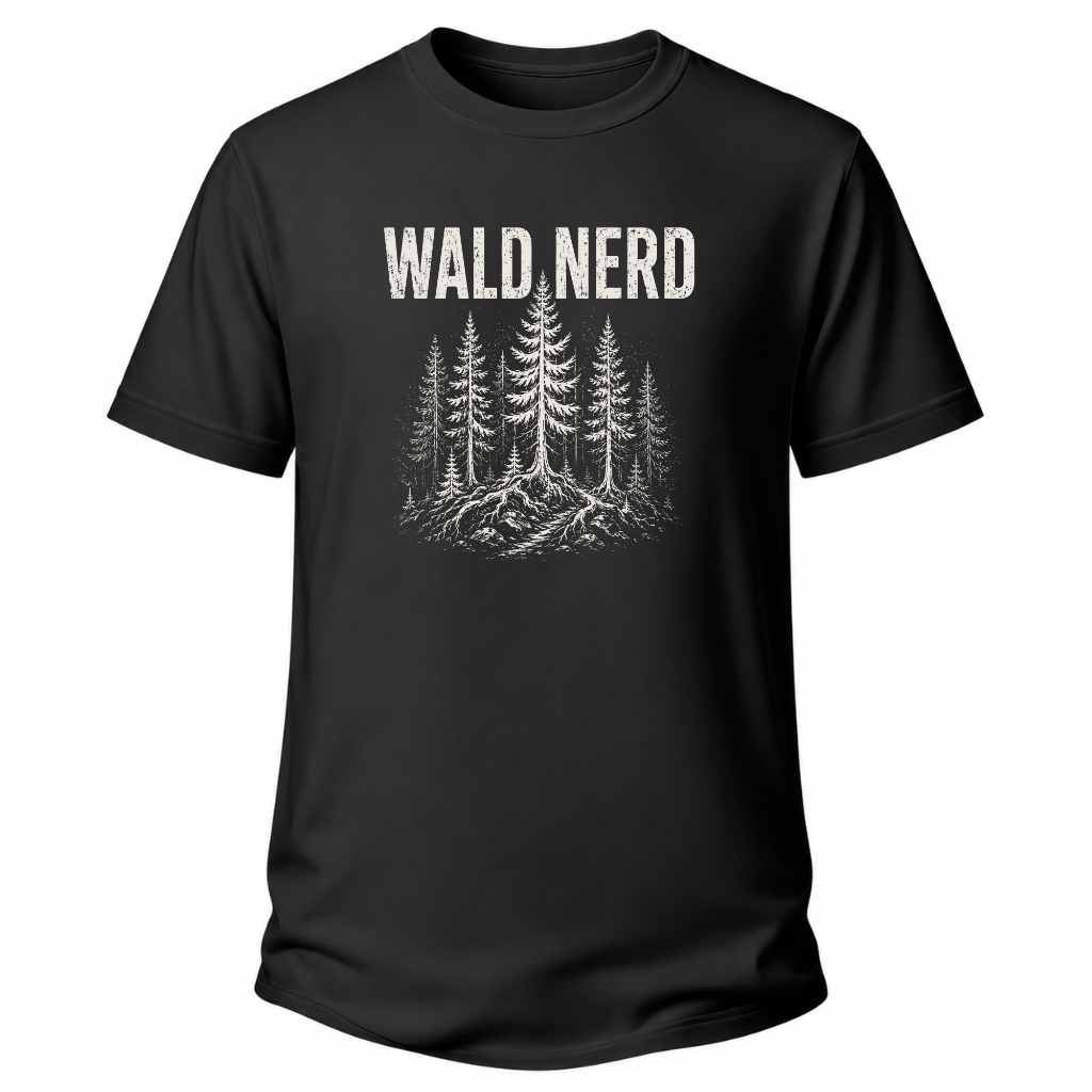 Wald Nerd – Natur T-Shirt