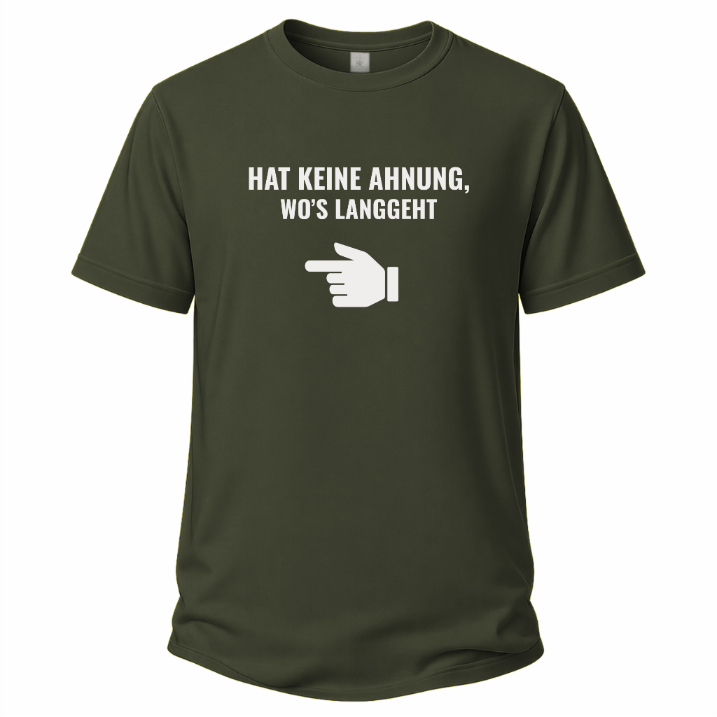 Hat keine Ahnung – Wander T‑Shirt