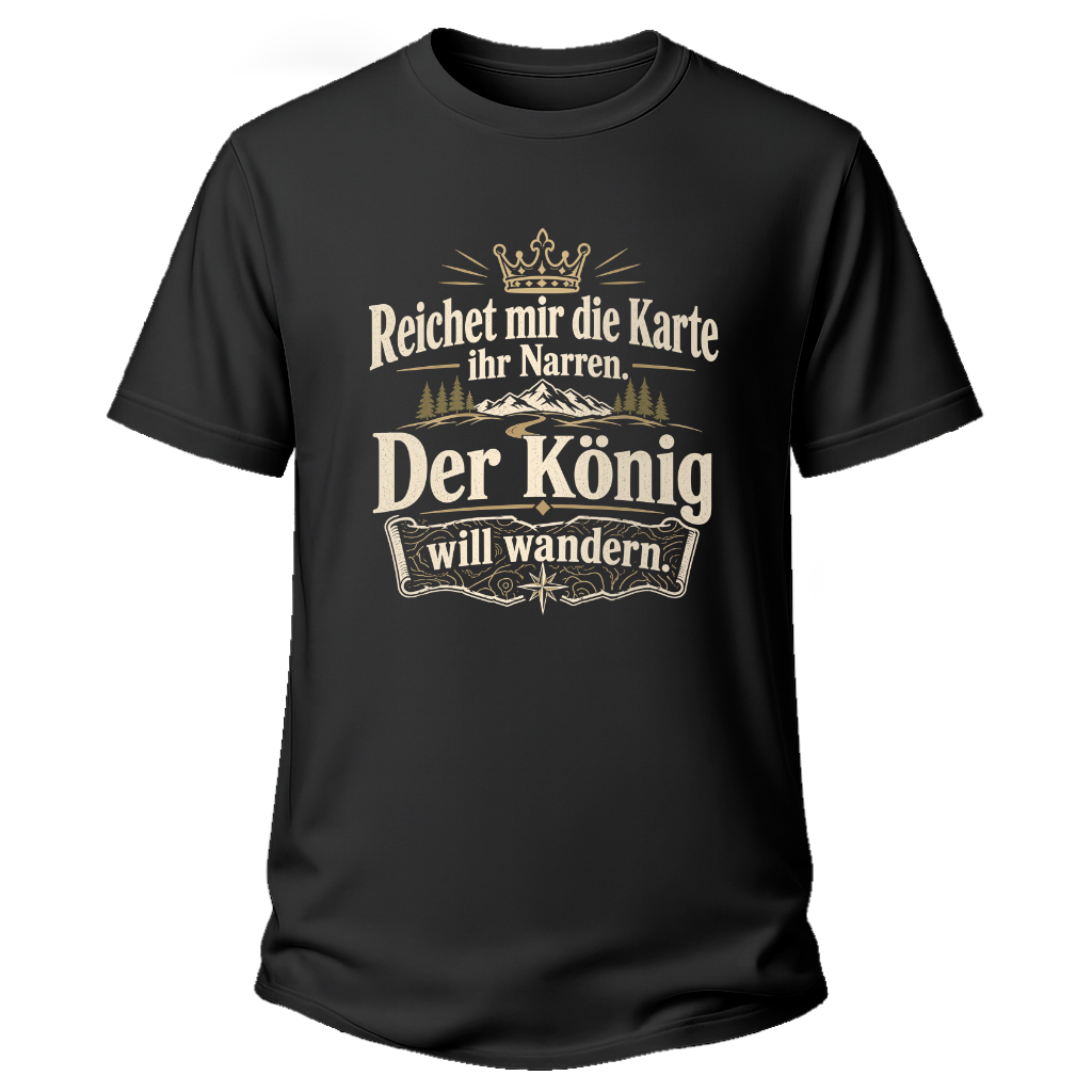 Reichet mir die Karte – Wander T‑Shirt