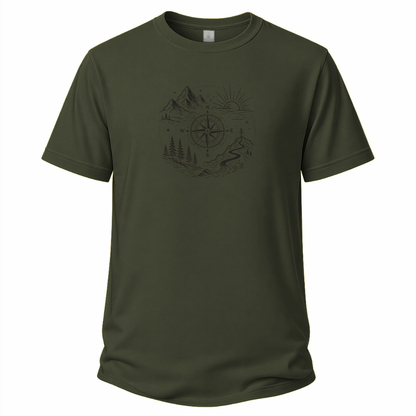 Wanderkompass – Wander T‑Shirt