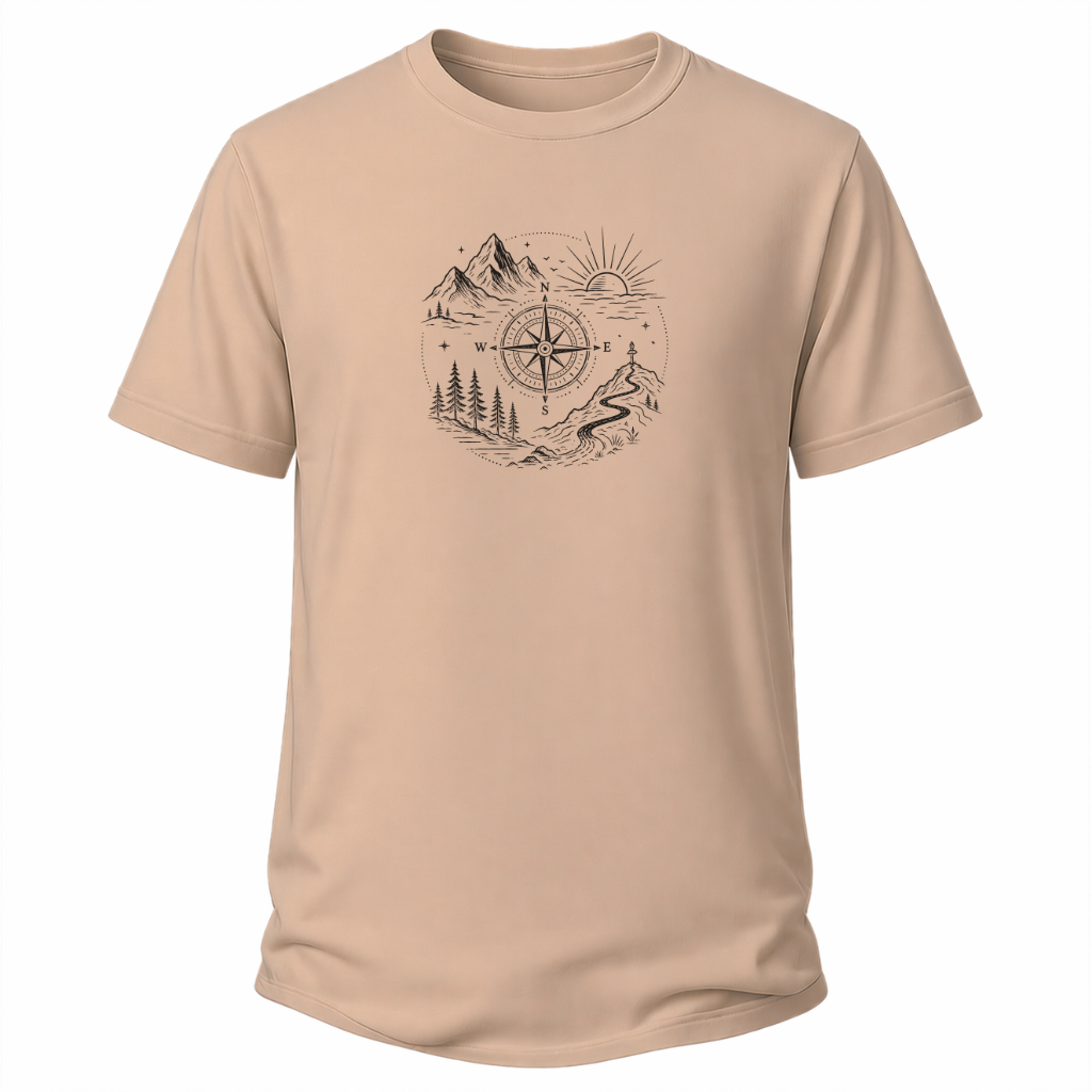 Wanderkompass – Wander T‑Shirt