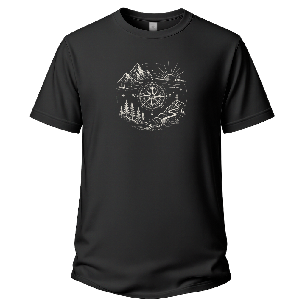 Wanderkompass – Wander T‑Shirt
