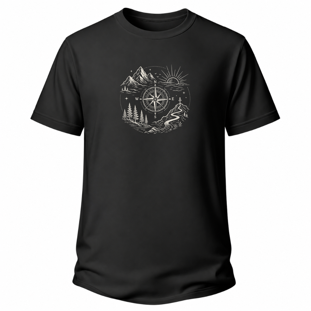 Wanderkompass – Wander T‑Shirt