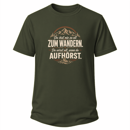Nie zu alt  Wander T-Shirt