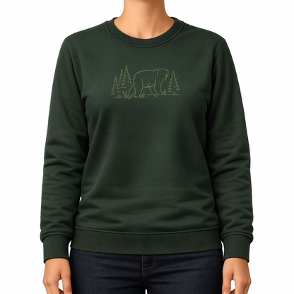 Bär im Wald – Wandern Sweatshirt