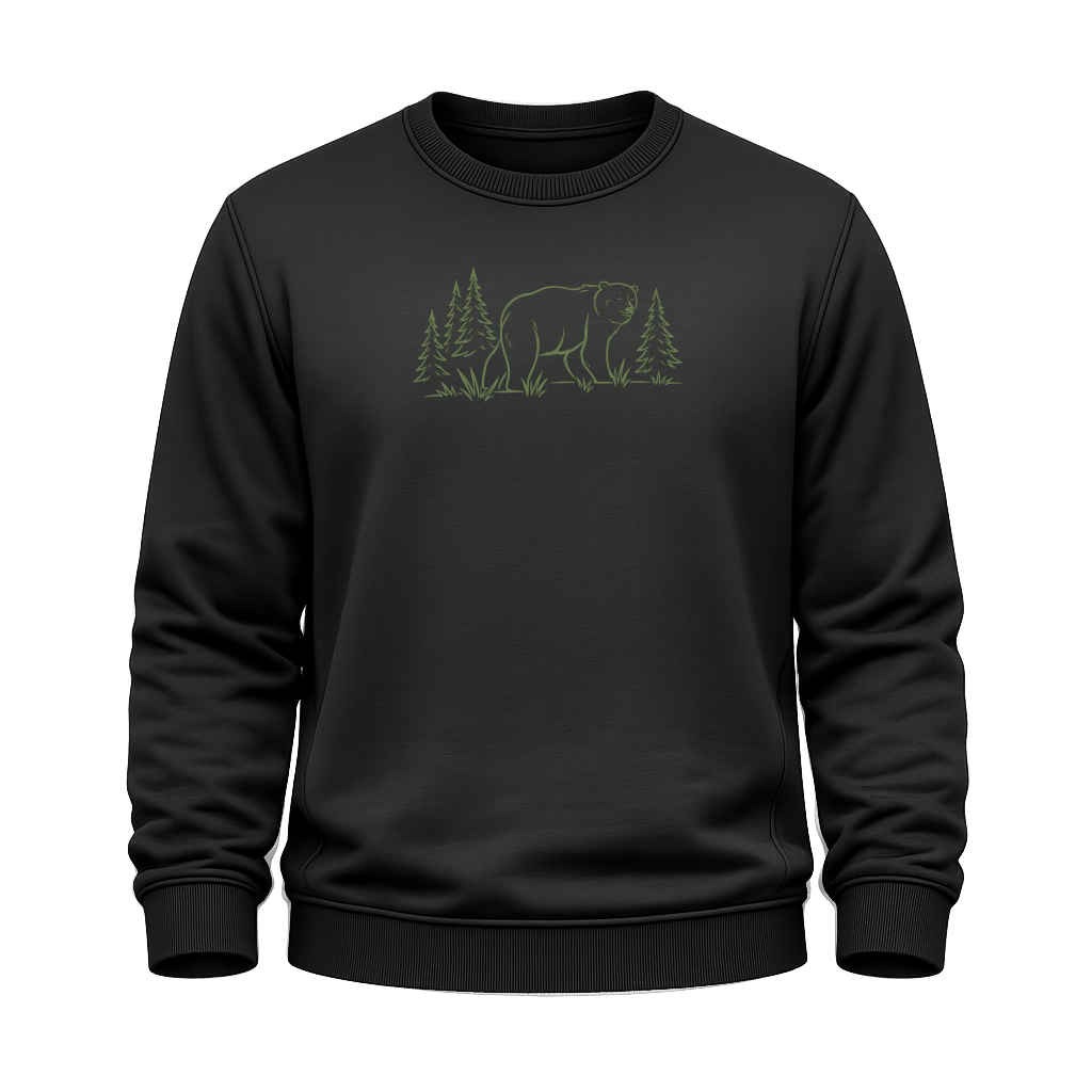 Bär im Wald – Wandern Sweatshirt