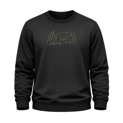 Bär im Wald – Wandern Sweatshirt