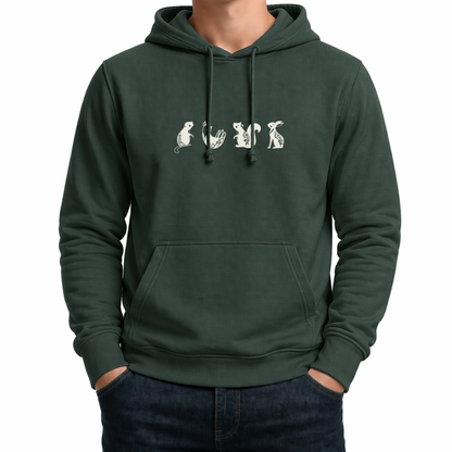 Vier Tiere  - Wander Hoodie