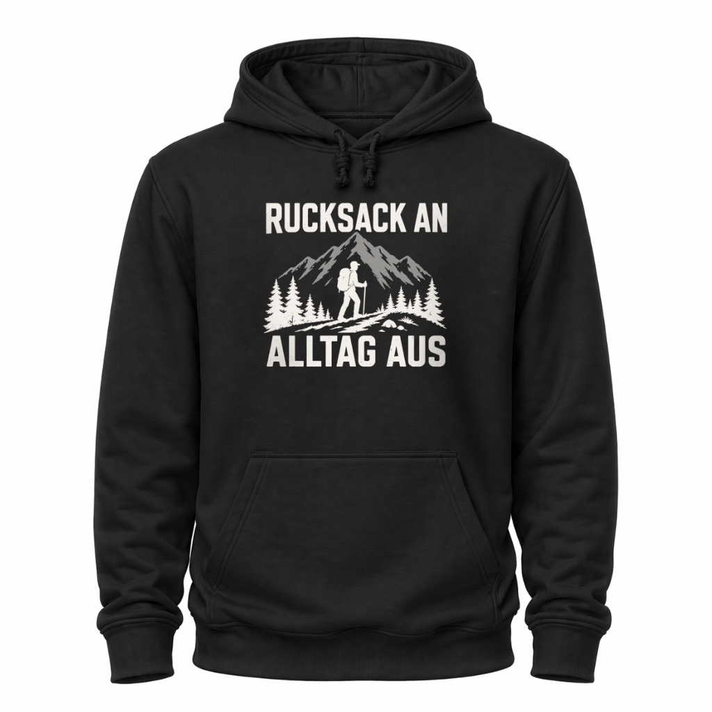 Alltag aus  - Wander Hoodie