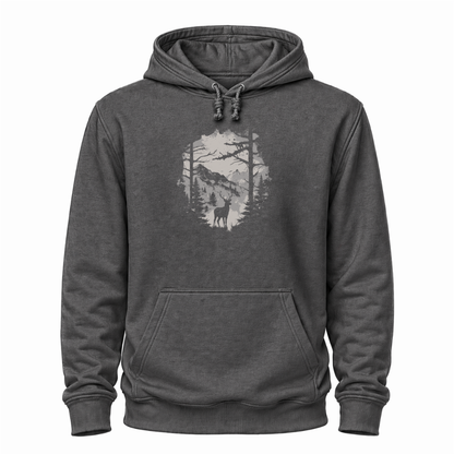 Hirsch im Wald - Wander Hoodie