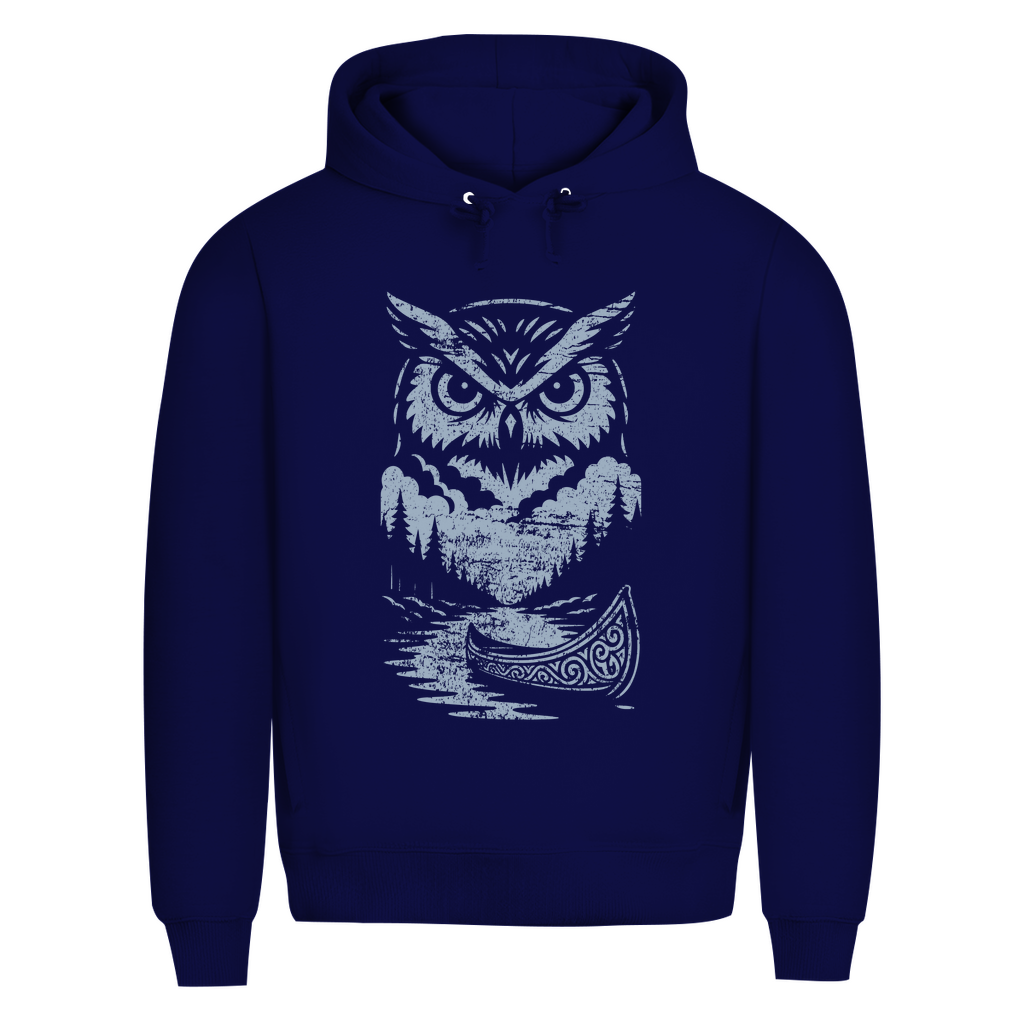 Owl - Herren Premium Bio Hoodie