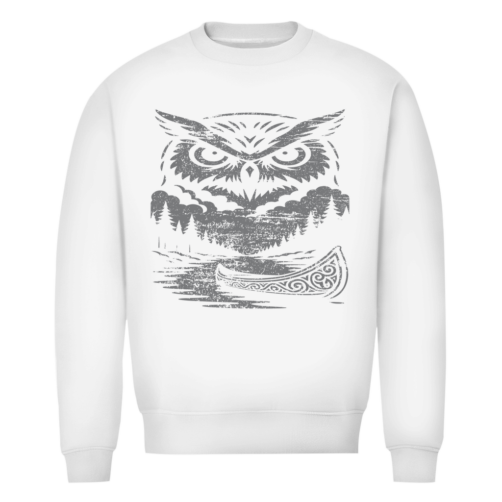 Owl - Herren Premium Bio Sweatshirt