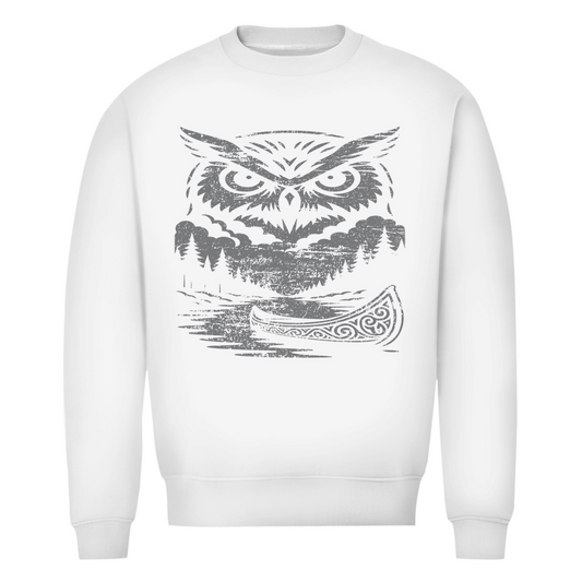 Owl - Herren Premium Bio Sweatshirt