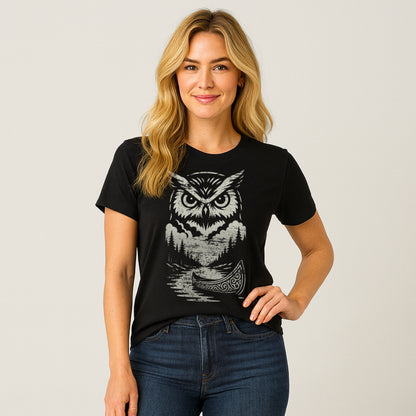 Eule & Kanu – Natur T-Shirt