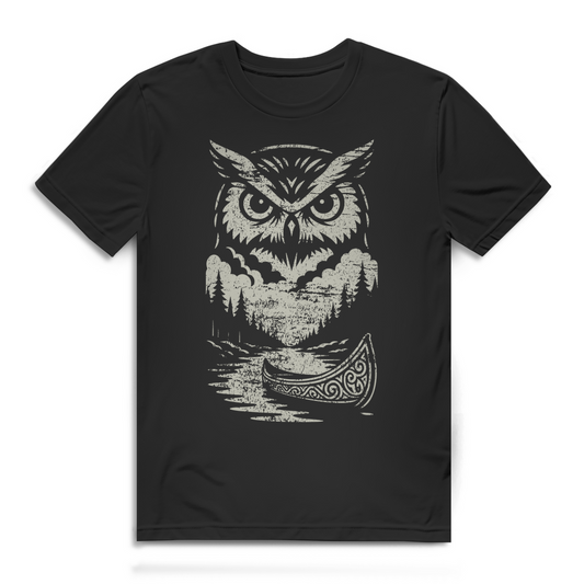 Owl - Herren Premium Bio T-Shirt