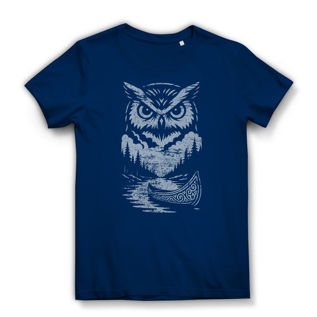 Owl - Damen Premium Bio T-Shirt