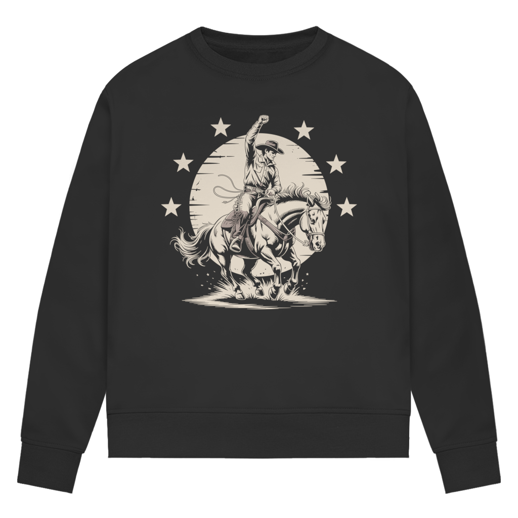 Cowboy  - Damen Premium Bio Sweatshirt