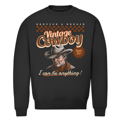 V Cowboy   - Herren Premium Bio Sweatshirt