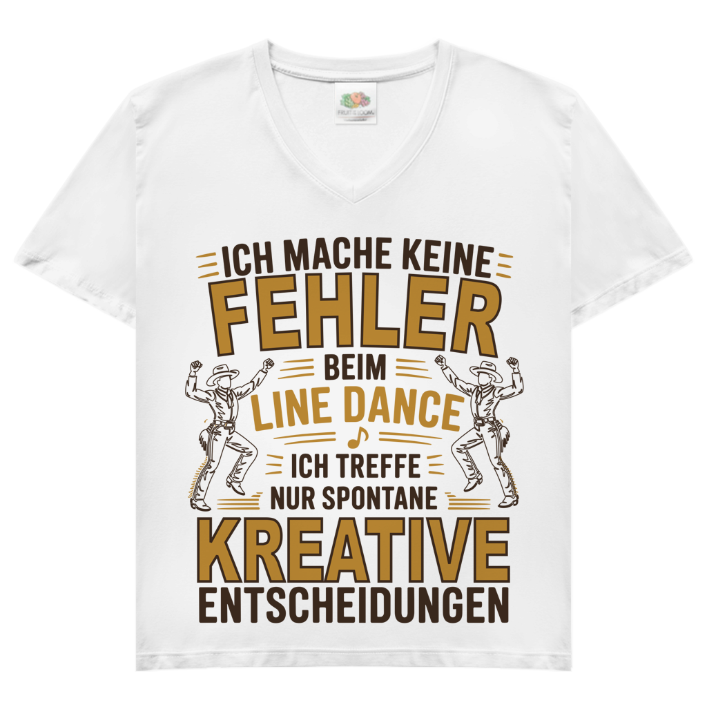 InLine - Damen Basic V-Neck T-Shirt