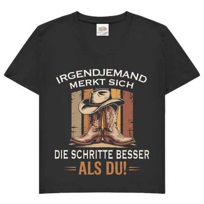 Schrima - Damen Basic V-Neck T-Shirt