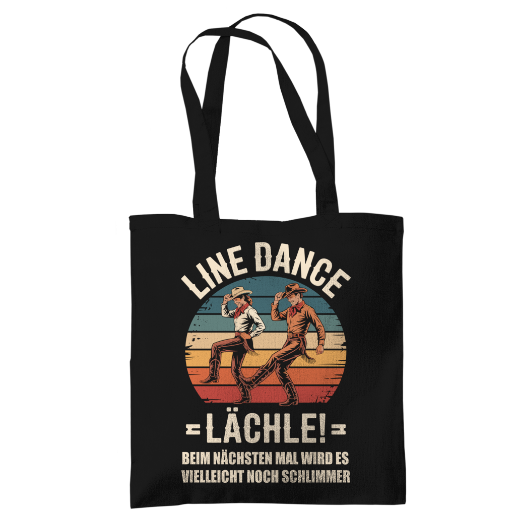 Lächle! – Line Dance Tragetasche