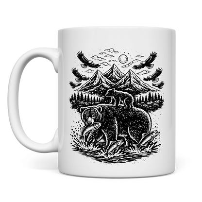 Bärenmotiv – Western Tasse