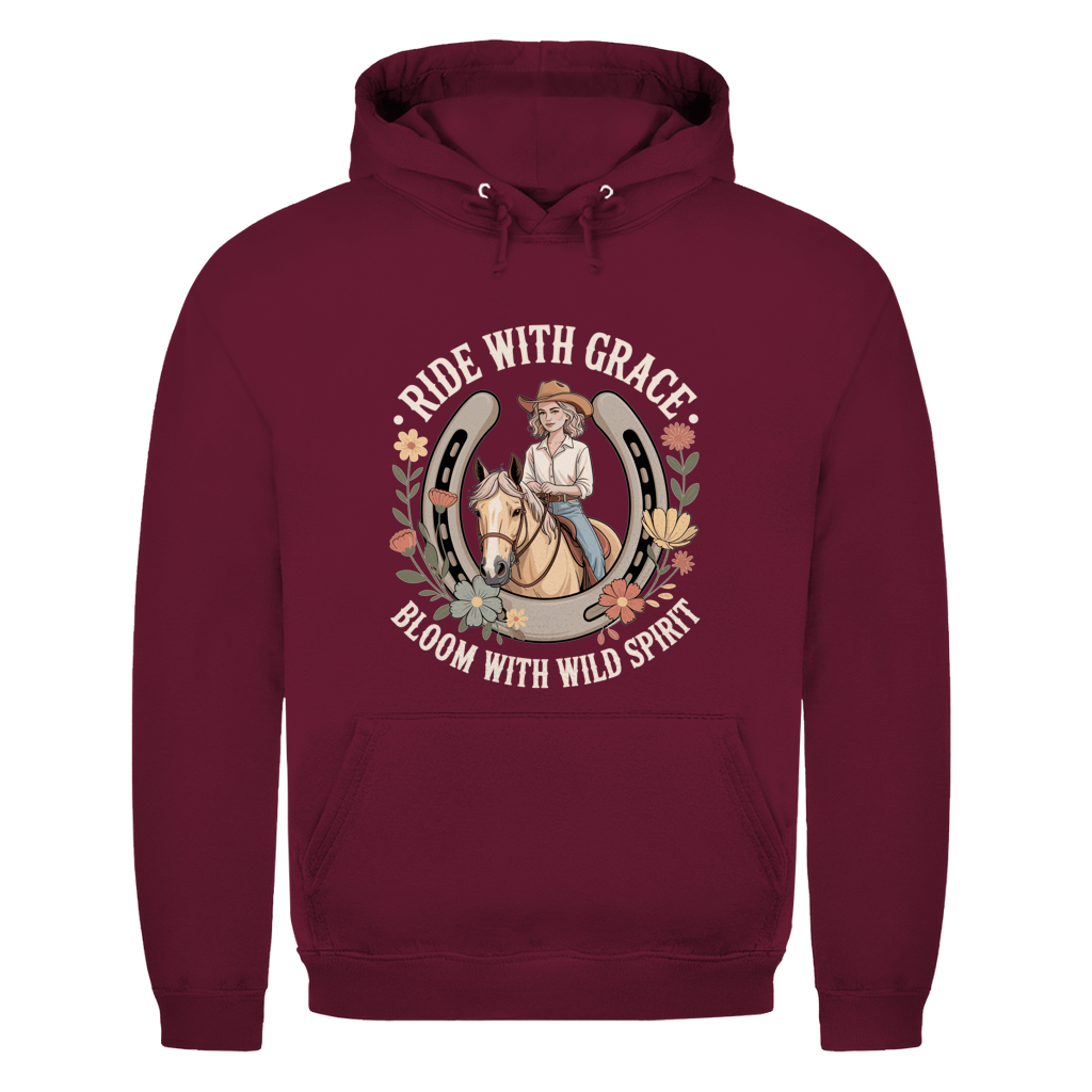 Ride with Grace – Western Hoodie